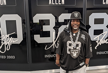 Hall of Fame jersey display